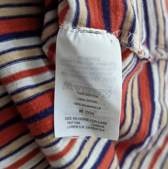 Madewell | Whisper Cotton Crewneck Tee in Bonnie Stripe - Picture 9 of 11